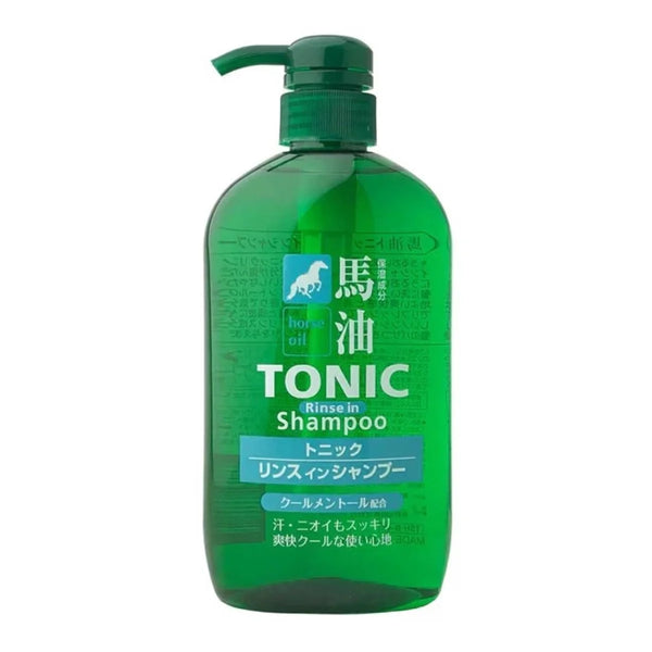 KUMANO Yushi Horse Oil Tonic Rinse in Shampoo 600ml