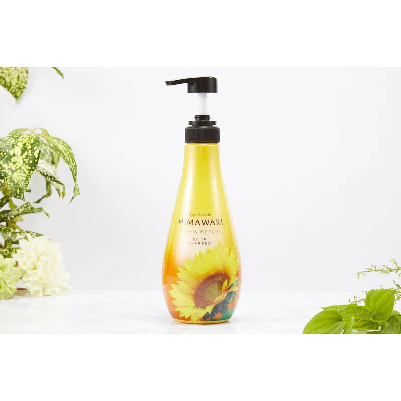 Kracie - Dear Beaute Himawari Rich & Repair Oil In Shampoo - 500ml