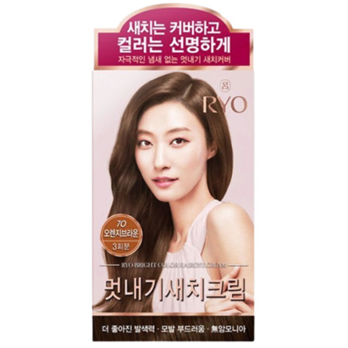 Ryo Bright Color Hair Dye Cream-Orange Brown 70