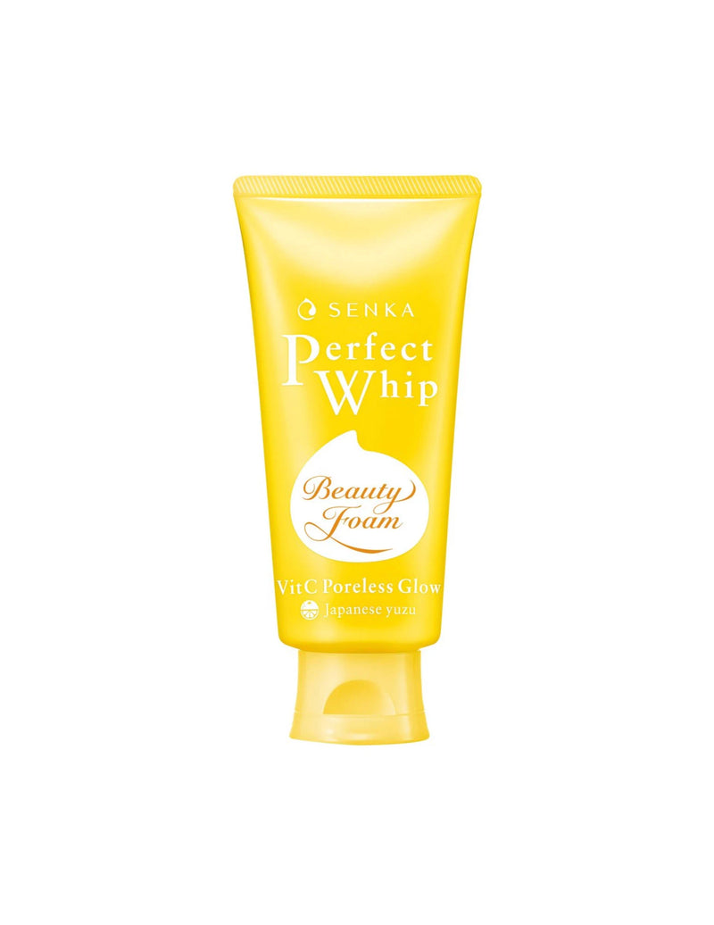 Senka Perfect Whip Yuzu Vit C Poreless Glow Face Wash