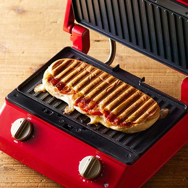 Bruno Double Hot Sandwich Maker-Red