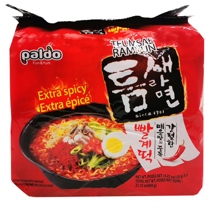 Paldo Extra Spicy Ramyun 5*120g